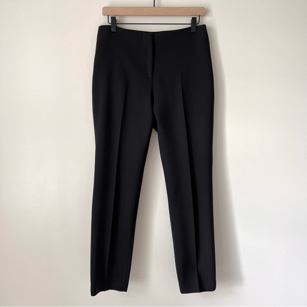 J. McLaughlin Black Wool Blend Classic Dress Pants Trousers